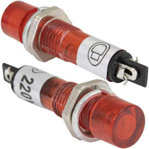 Изображение Лампочка неоновая в корпусе N-814-R 220V