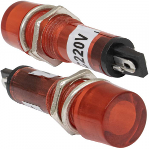 Изображение Лампочка неоновая в корпусе N-804-R 220V