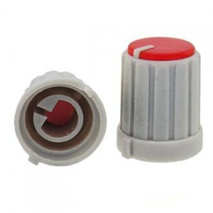 Изображение Ручка приборная RR4853 (6mm п.круг красный)
