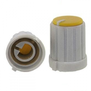 Изображение Ручка приборная RR4853 (6mm п.круг желтый)