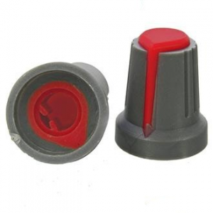 Изображение Ручка приборная RR4817 (6mm п.круг красный)