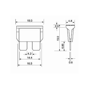 Изображение Предохранитель L-KLS5-270-002 (2A)