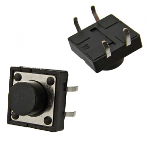 Изображение Тактовая кнопка KAN1211-0751B б/отв 12x12x7 mm