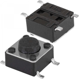 Изображение Тактовая кнопка KAN0641-0431B 6x6x4.3 mm SMD