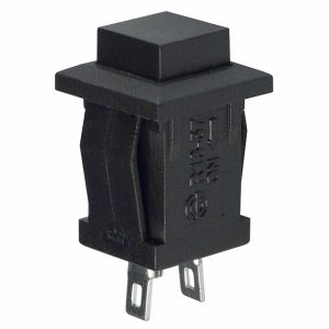 Изображение Кнопка PBS-4008B (PUSH ON) BLACK CAP