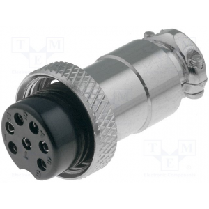 Изображение Разъем цилиндрический KLS15-YL1-19M-7A (set)
