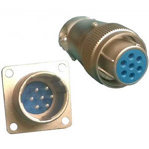 Изображение Разъем цилиндрический DS1110-04-07-L-Y-N (комплект)