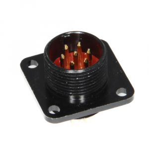 Изображение Разъем цилиндрический PY04-7M-B-AU black