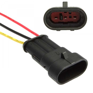 Изображение Разъём питания авто 12V DJ7031-1.5-11 (18AWG 200mm)
