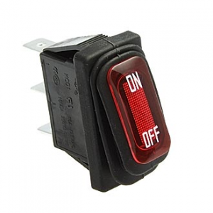 Изображение Клавишный переключатель SB068-12V IP65 on-off 10.5x28.5mm