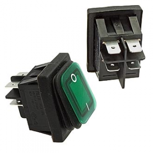 Изображение Клавишный переключатель SB092 IP65 on-off 22x30mm
