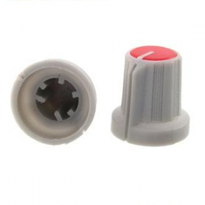 Изображение Ручка приборная RR4836 (6mm п. круг красный)