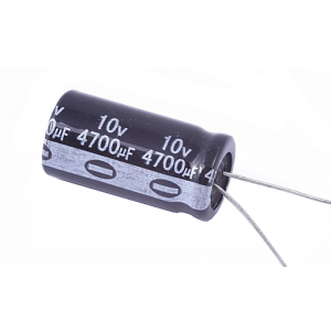 Изображение Конденсатор электролитический низкий импеданс 4700uF 10V 18x25 CD287 105C