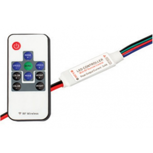 Изображение Контроллер LN-RF10B-MINI-2 (12-24V,72-144W, ПДУ 10кн)