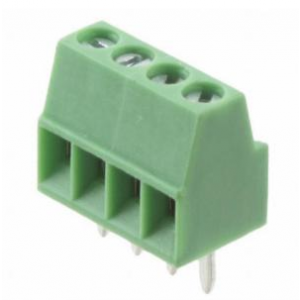 Изображение Клеммник L-KLS2-308V-2.54-04Р-4S (green, -screw)