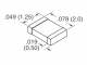 доп. изображение Конденсатор многослойный SMD 0805 1.8uF 16V X7R 10% / C0805C185K4RACTU-1