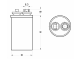 доп. изображение Конденсатор пусковой CBB65 10uF 450V (SAIFU)-1