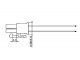доп. изображение Разъём питания MF-2x1F wire 0,3m AWG20-1