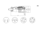 доп. изображение Разъём быстроразъёмный XS9-4(Zn) cable jack-1