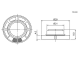 доп. изображение Динамик FR-0002 8ohm 0.25W-1