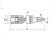доп. изображение Разъём Z019 4mm Binding Post RED-1
