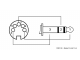 доп. изображение Шнур DIN 5 Pin - Stereo 3,5 mm B1,5 m-1