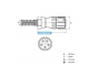 доп. изображение Разъём быстроразъёмный FQ24-5pin TJ-12-1