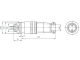 доп. изображение Разъём высокочастотный KLS15-222-M8-4M1-2