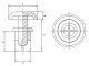 доп. изображение Фиксатор L-KLS8-0217-CSR4-5-W-1