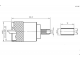 доп. изображение Разъём высокочастотный UHF-C58P-1