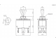 доп. изображение Тумблер KN3(B)-203P(A) on-off-on-1