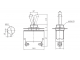 доп. изображение Тумблер KN3(B)-101(A) on-off-1