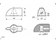 доп. изображение Ручка приборная K7-2 клюв (6mm универсальные)-1