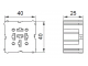 доп. изображение Колодка Large Cu 10CM relay-1