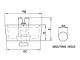 доп. изображение Ножка приборная L-KLS8-0515-FF-12-2