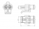 доп. изображение Разъём питания авто 12V DJ7021-1.5-21 (18AWG 200mm)-1