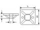 доп. изображение Фиксатор для кабеля HC 25X25 (100шт)-1